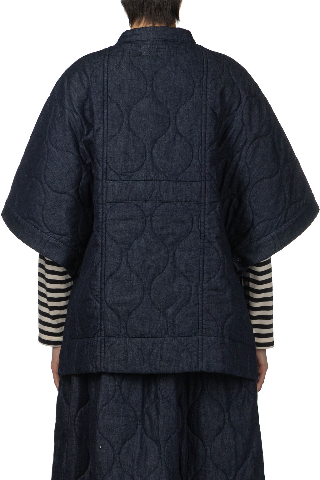 Tigre Brocante - 6oz Denim Quilted Poncho